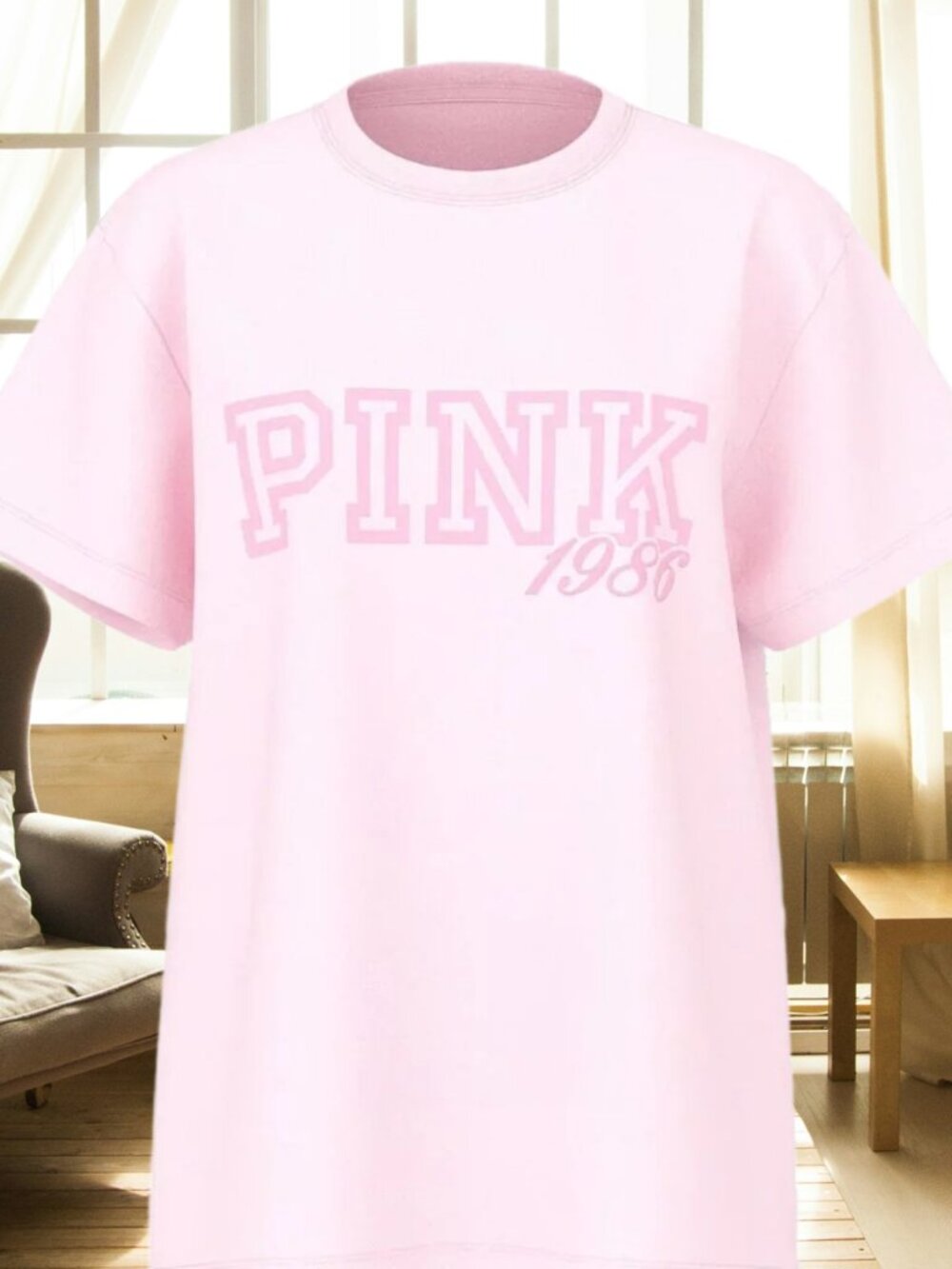 VS PINK TULIP TEE -XLARGE - NWT